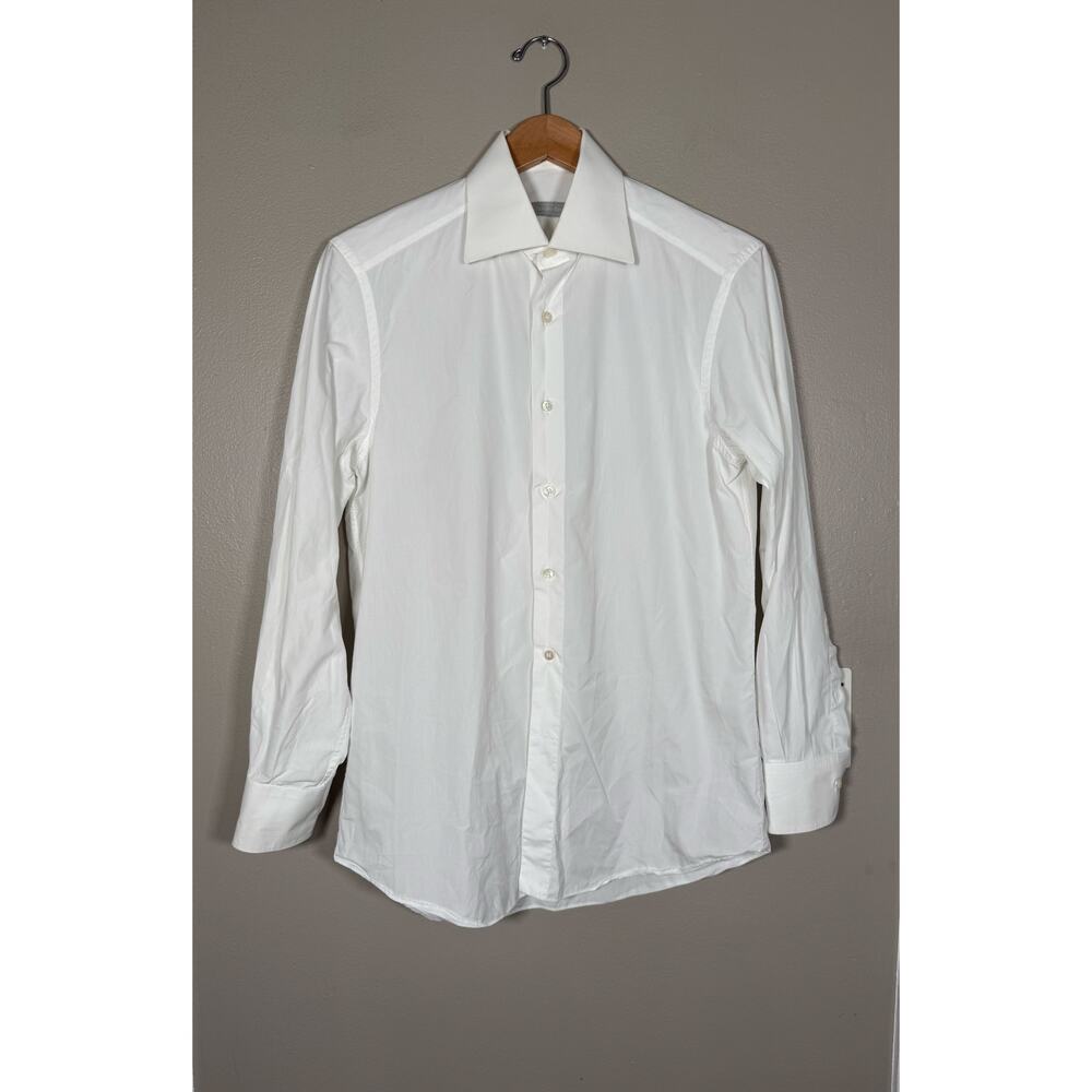 Stefano Ricci Classic White Dress Shirt size 37/14.5